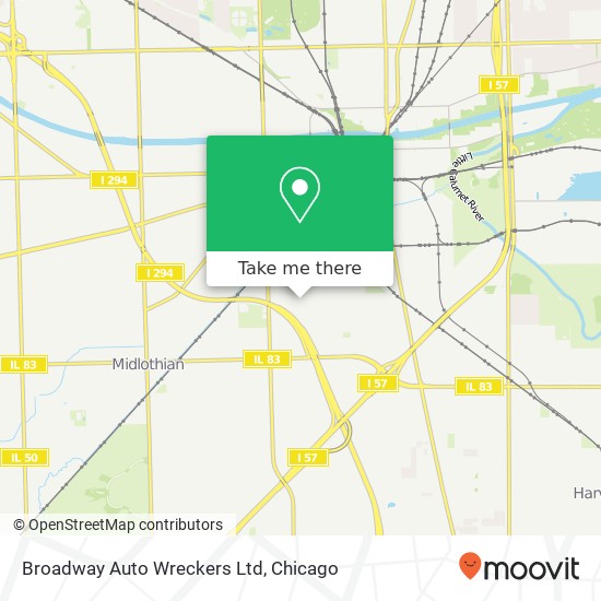 Mapa de Broadway Auto Wreckers Ltd