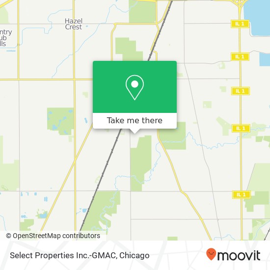 Mapa de Select Properties Inc.-GMAC