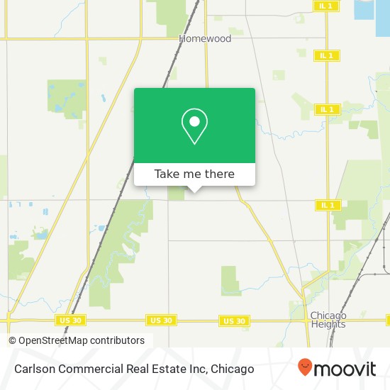 Carlson Commercial Real Estate Inc map