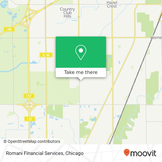 Romani Financial Services map