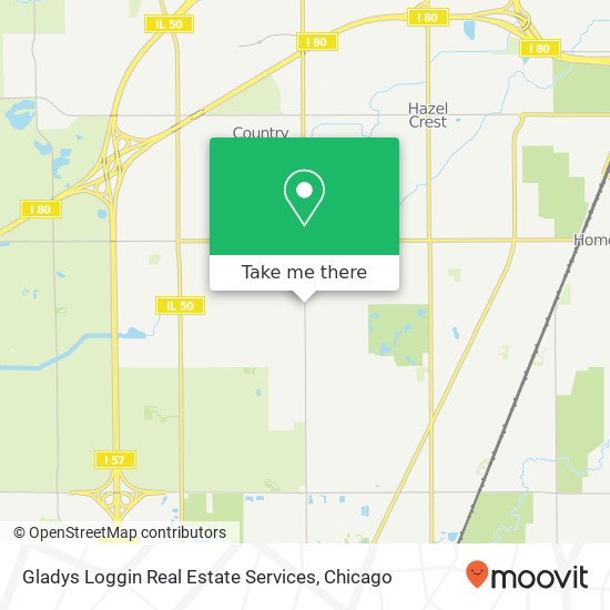 Gladys Loggin Real Estate Services map