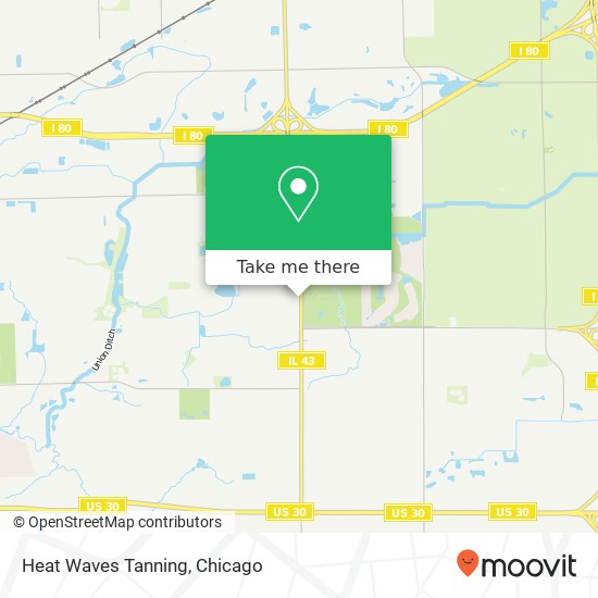 Heat Waves Tanning map