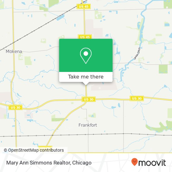 Mary Ann Simmons Realtor map