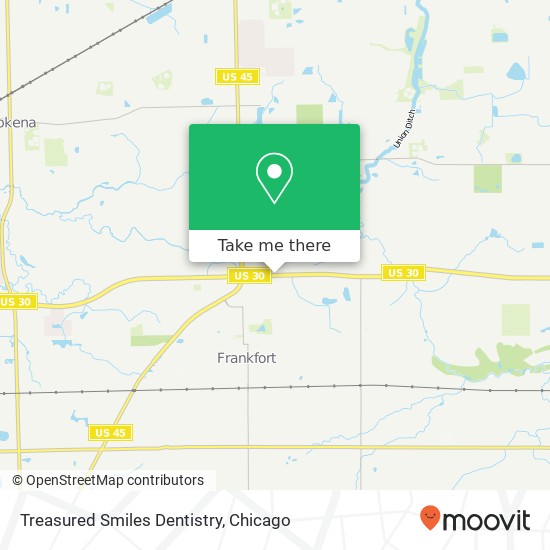 Mapa de Treasured Smiles Dentistry
