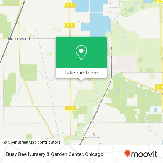 Mapa de Busy Bee Nursery & Garden Center