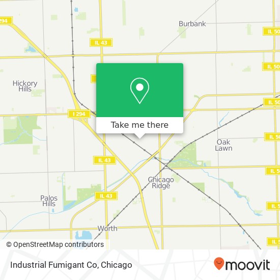 Mapa de Industrial Fumigant Co