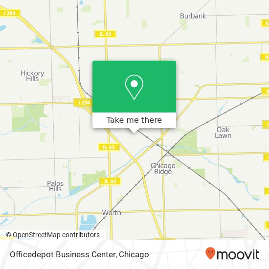 Officedepot Business Center map