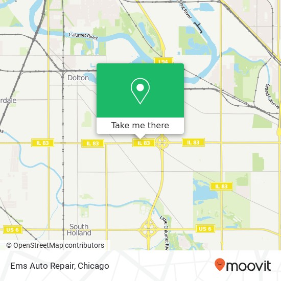 Ems Auto Repair map