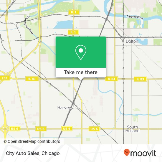 City Auto Sales map