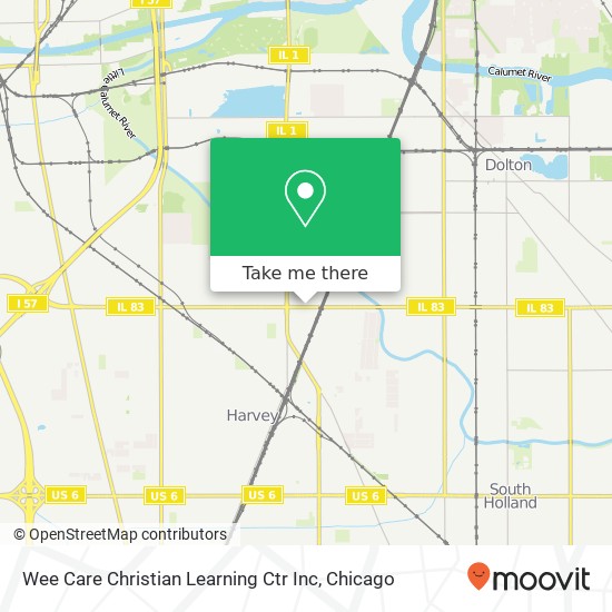 Wee Care Christian Learning Ctr Inc map