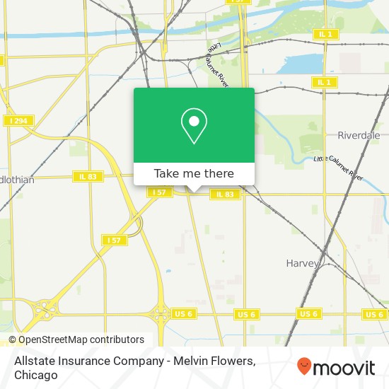 Mapa de Allstate Insurance Company - Melvin Flowers