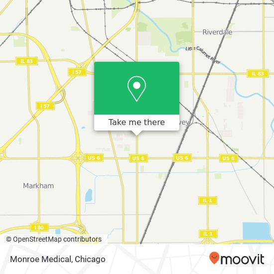 Monroe Medical map