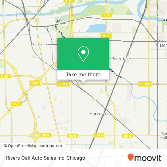 Rivers Oak Auto Sales Inc map