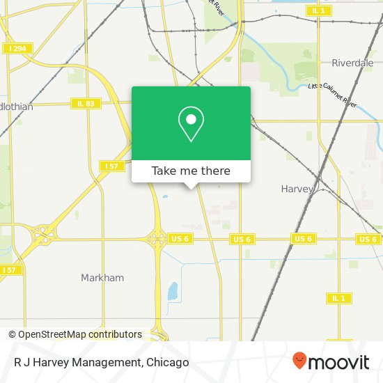 R J Harvey Management map