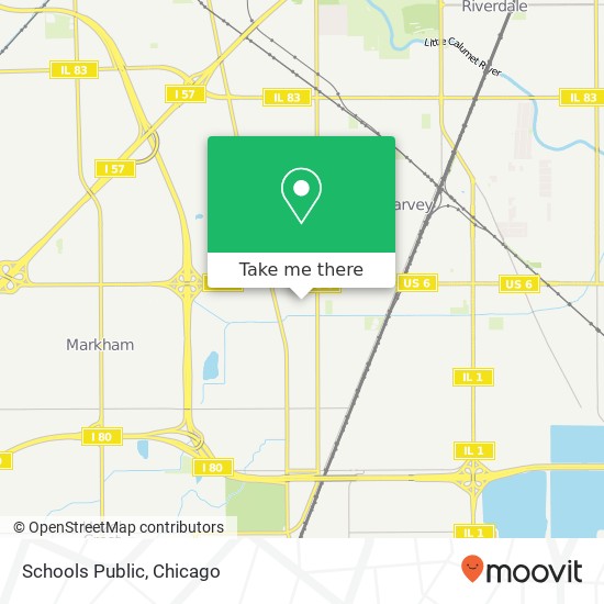 Schools Public map