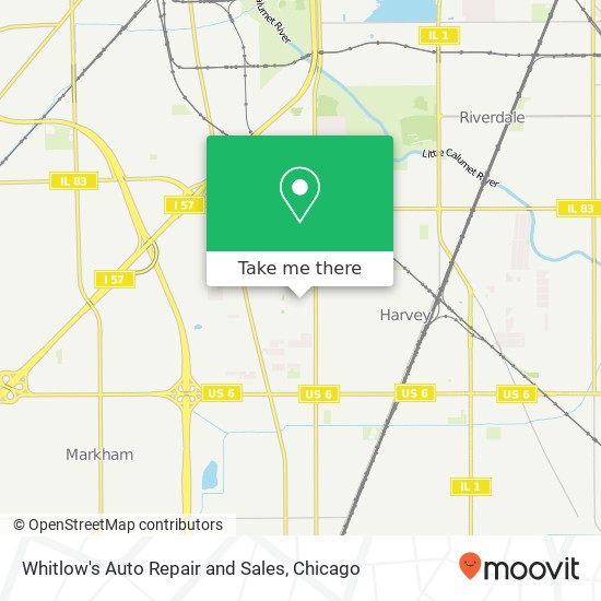 Mapa de Whitlow's Auto Repair and Sales