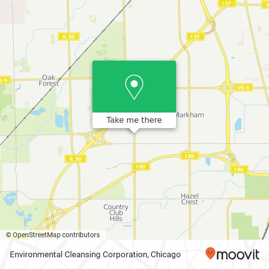 Environmental Cleansing Corporation map