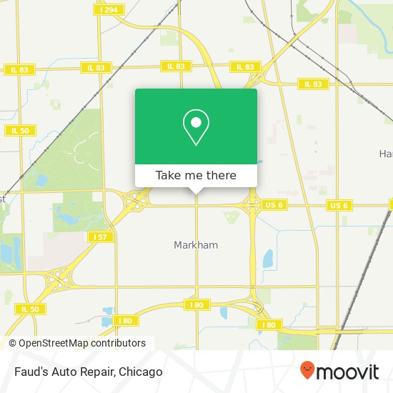 Faud's Auto Repair map