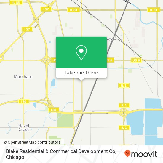Blake Residential & Commerical Development Co map