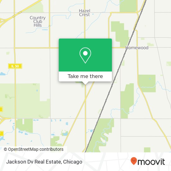 Jackson Dv Real Estate map