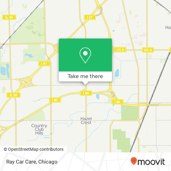 Ray Car Care map