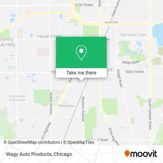 Wagy Auto Products map