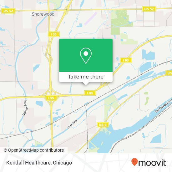 Mapa de Kendall Healthcare