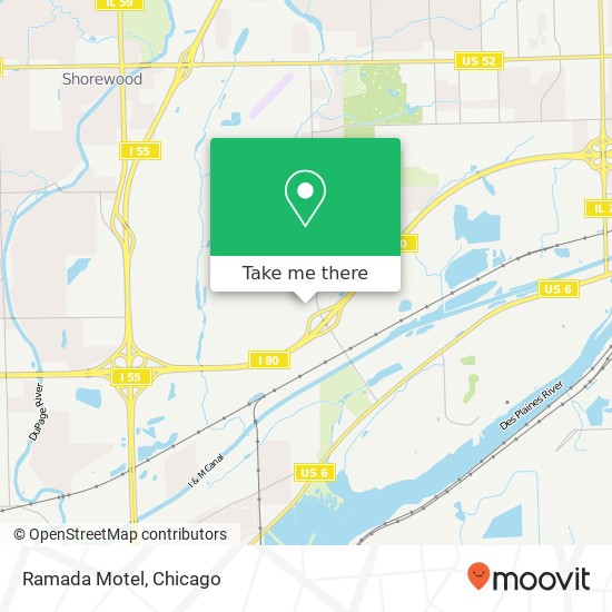 Mapa de Ramada Motel