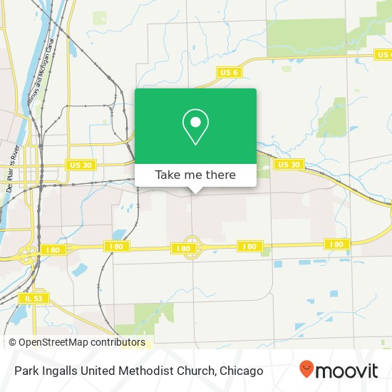 Mapa de Park Ingalls United Methodist Church