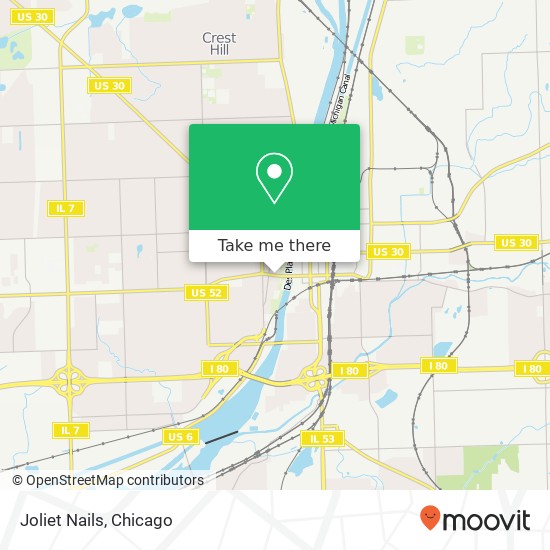 Joliet Nails map