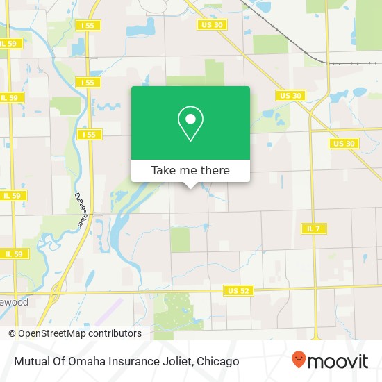Mapa de Mutual Of Omaha Insurance Joliet