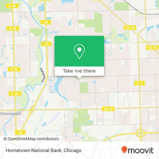 Mapa de Hometown National Bank