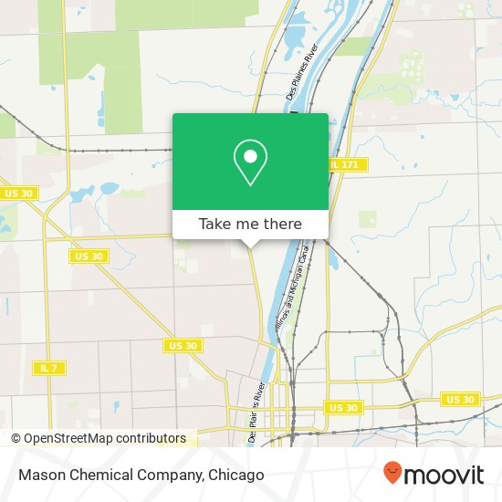 Mason Chemical Company map