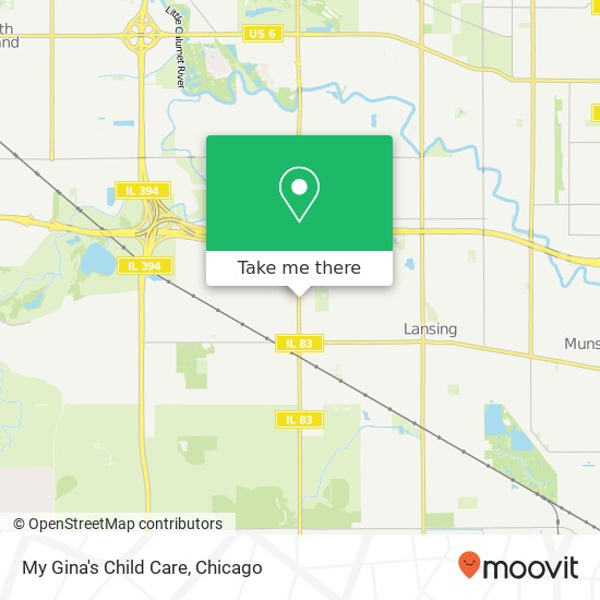 My Gina's Child Care map