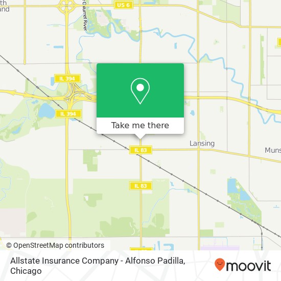 Allstate Insurance Company - Alfonso Padilla map