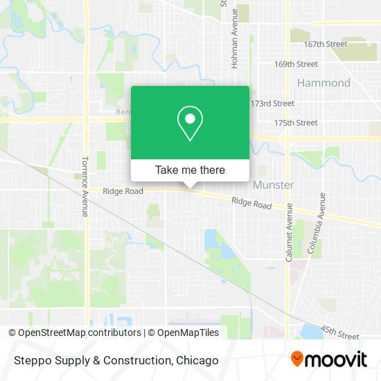 Steppo Supply & Construction map