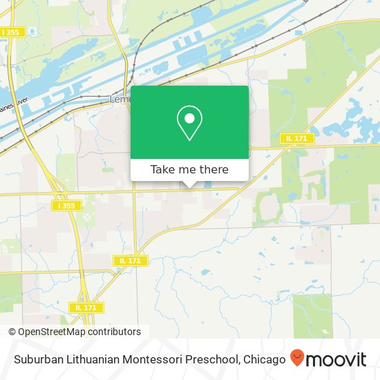 Mapa de Suburban Lithuanian Montessori Preschool