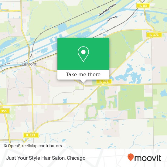 Just Your Style Hair Salon map