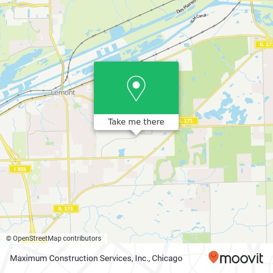 Mapa de Maximum Construction Services, Inc.