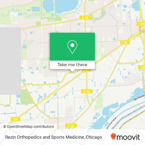 Mapa de Rezin Orthopedics and Sports Medicine