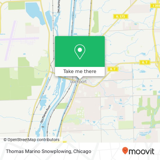 Mapa de Thomas Marino Snowplowing