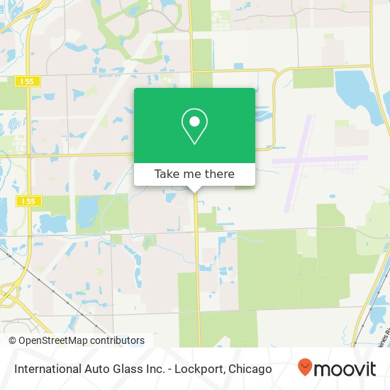 International Auto Glass Inc. - Lockport map