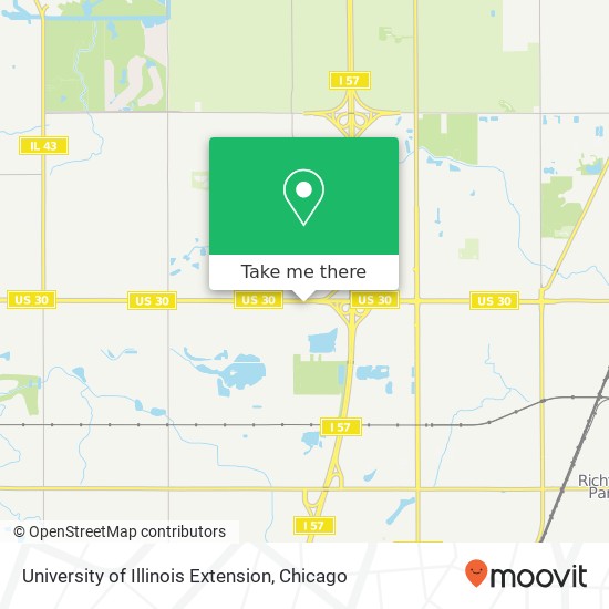 University of Illinois Extension map