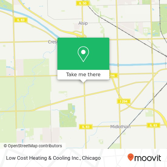 Low Cost Heating & Cooling Inc. map