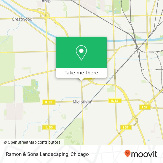 Ramon & Sons Landscaping map