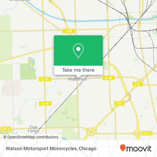 Watson Motorsport Motorcycles map