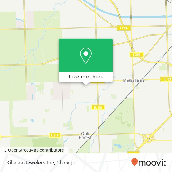 Killelea Jewelers Inc map