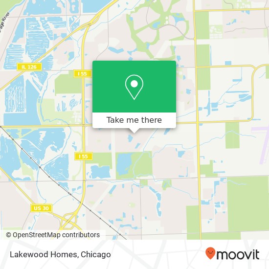 Lakewood Homes map