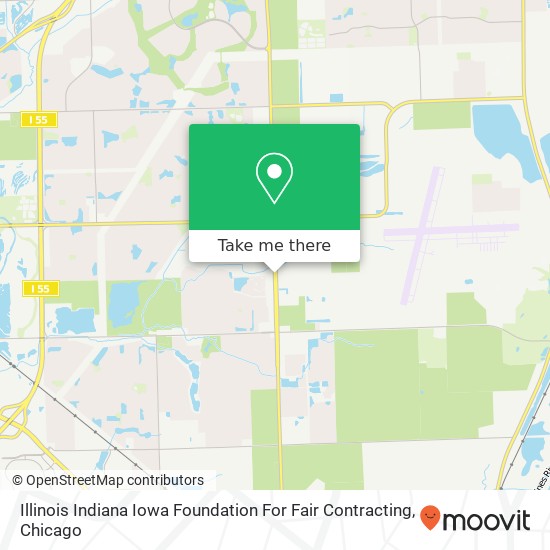 Illinois Indiana Iowa Foundation For Fair Contracting map