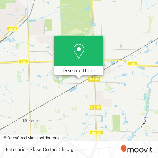 Mapa de Enterprise Glass Co Inc